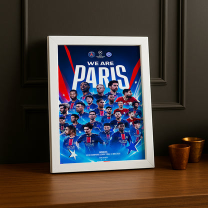 Cadre photo Paris Saint-Germain Champion LDC