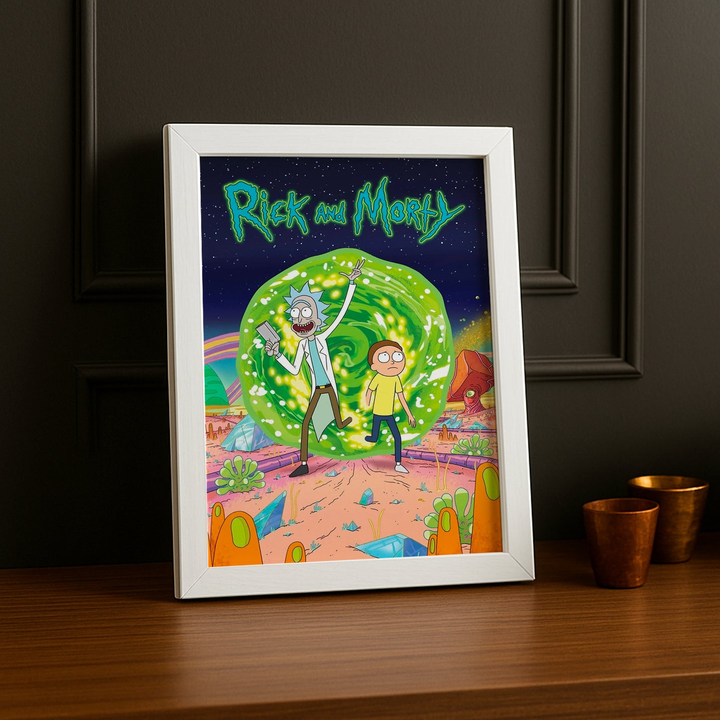 Cadre photo de Rick et Morty