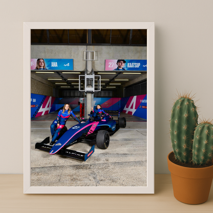Poster encadrée GP Explorer - Écurie Alpine Ana x Kaatsup