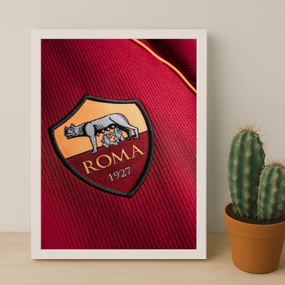 Poster Maillot Football - AS Roma Kit 25-26