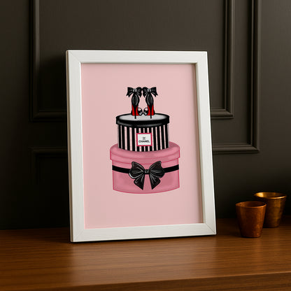 Cadre photo Mode - Boite Chanel