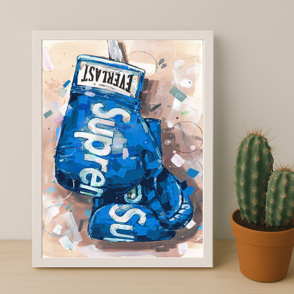 Cadre photo Supreme - Boxing bleu