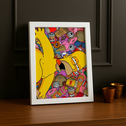 Cadre Photo Les Simpsons - Homer HS