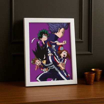 Cadre Photo My Hero Academia - Purple