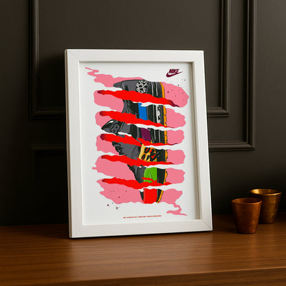 Cadre Photo Nike - Jordan 3 Illustration