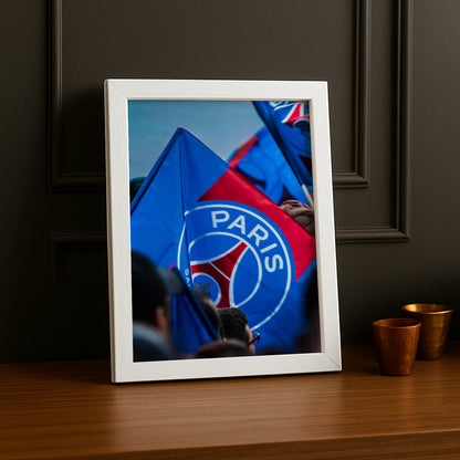 Cadre Photo Paris Saint-Germain - Drapeau
