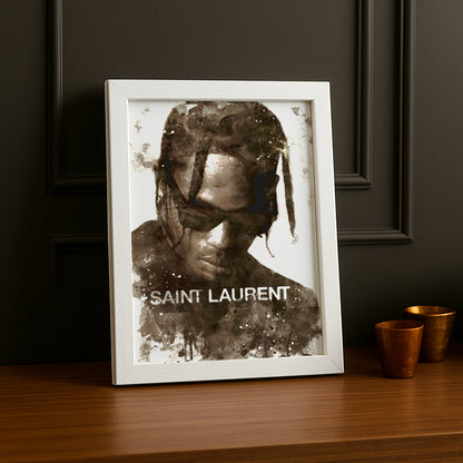 Cadre photo YSL x Travis Scott