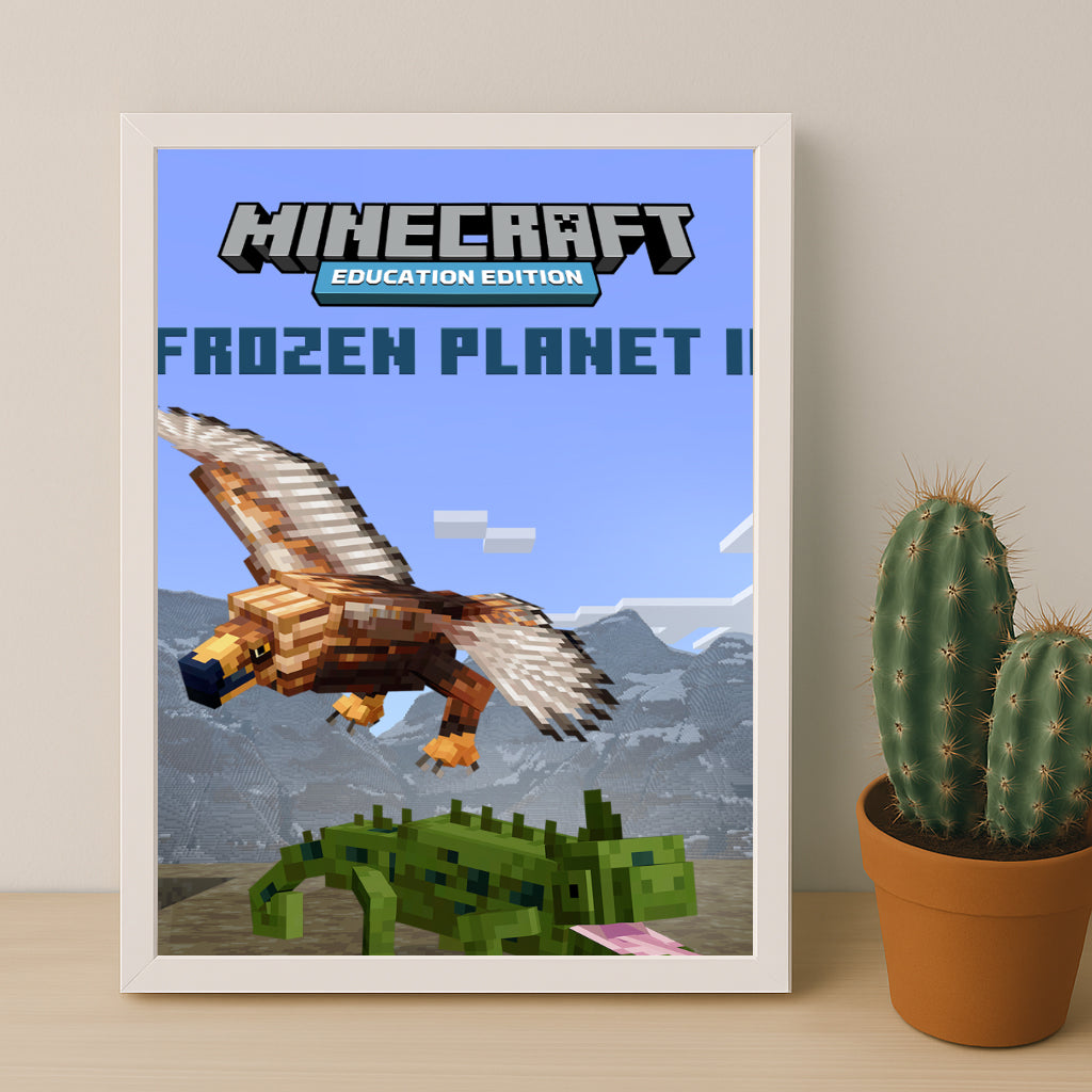 Cadre photo Minecraft - Frozen Planet
