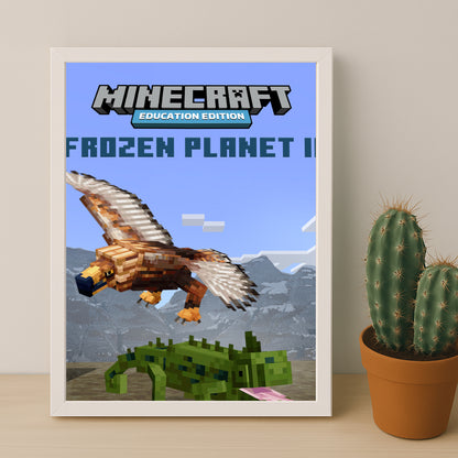 Cadre photo Minecraft - Frozen Planet