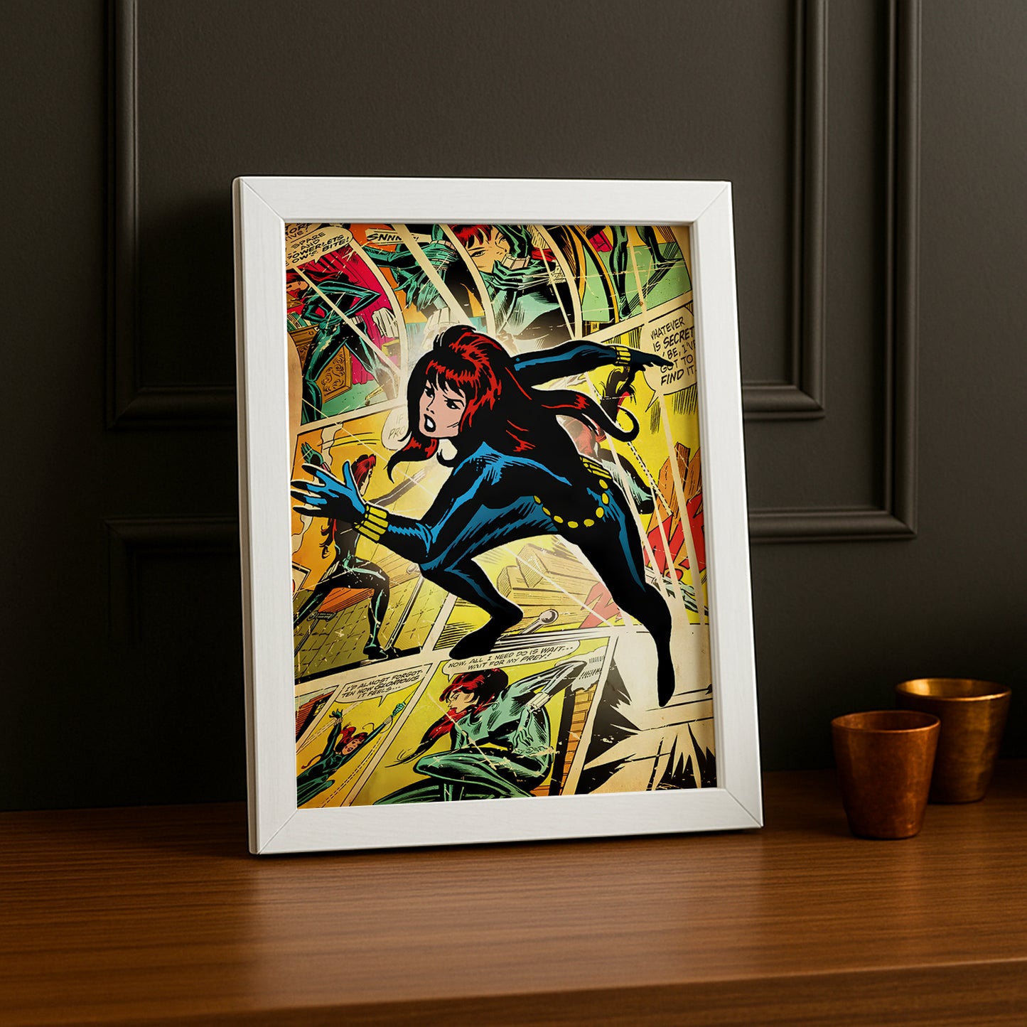 Cadre photo Black Widow Marvel
