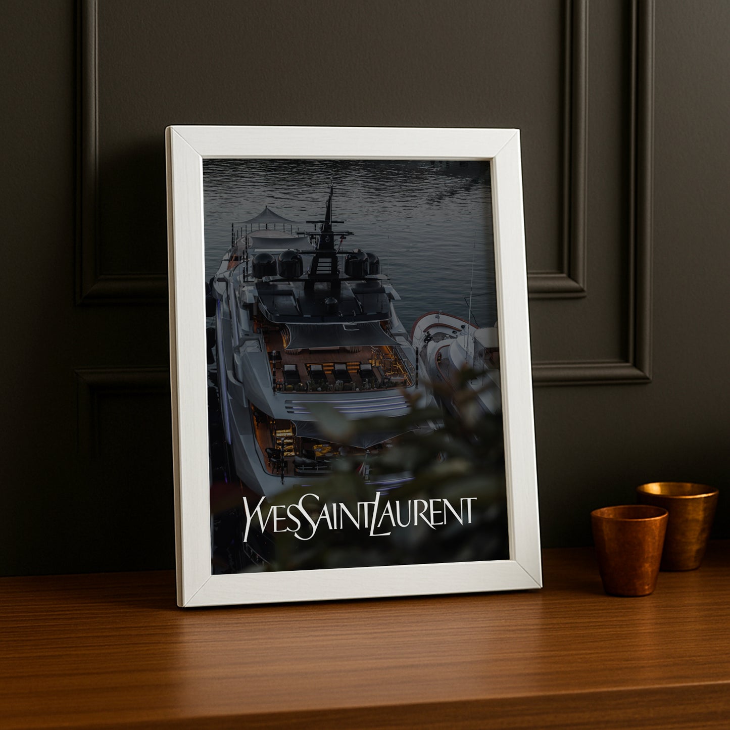 Cadre photo Yves Saint Laurent - Bateau