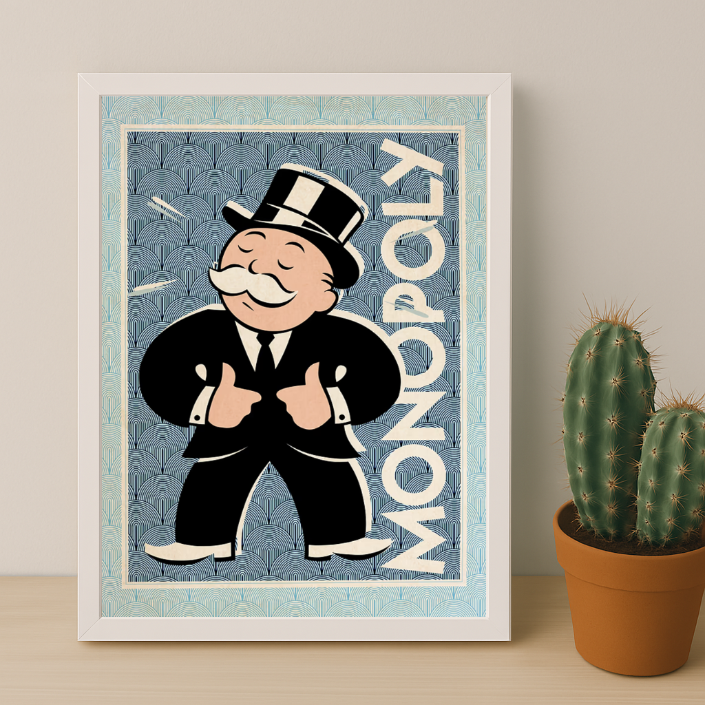 Monopoly Bleu - Poster