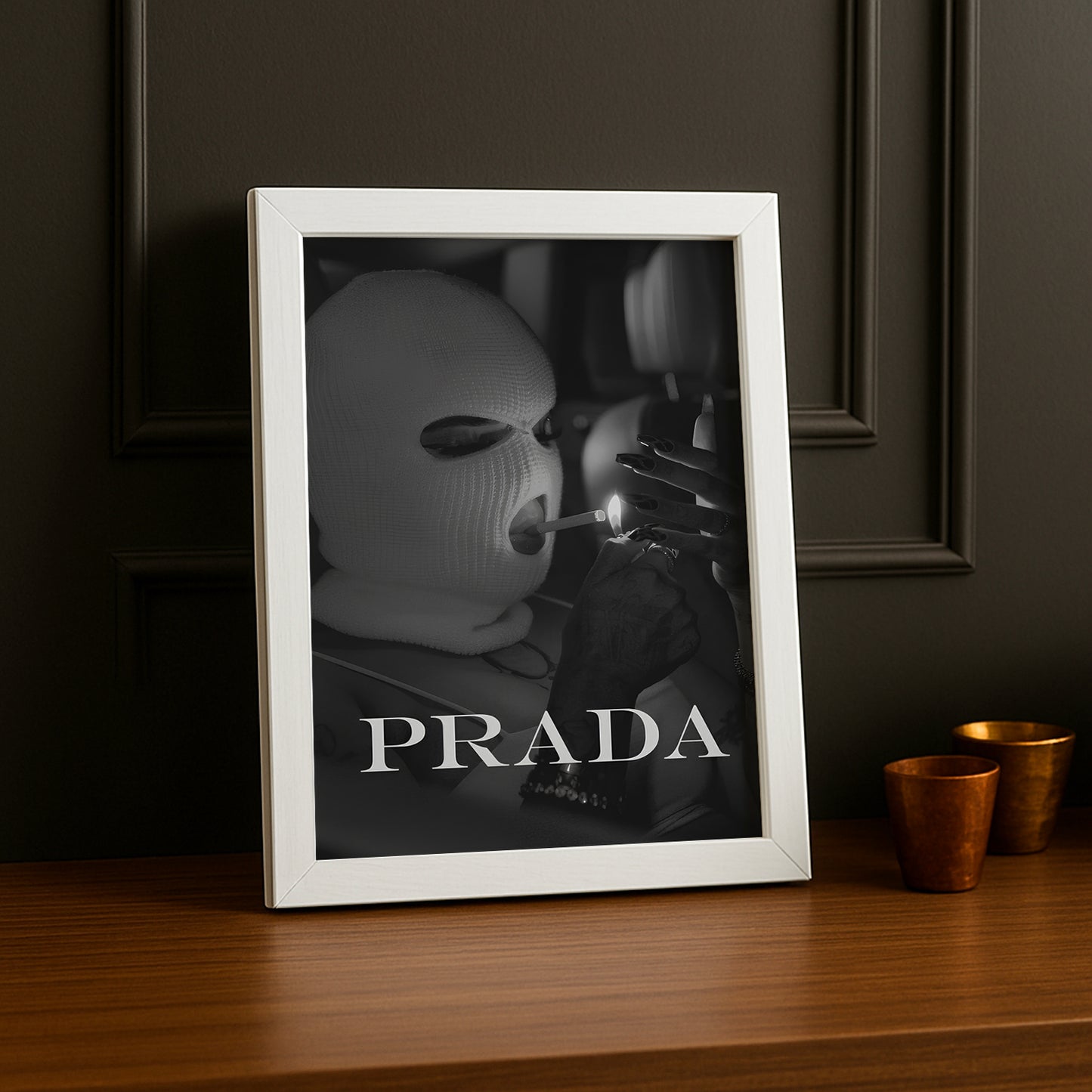 Poster encadré Prada art