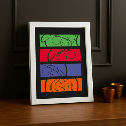 Cadre Photo South Park - Multicolore