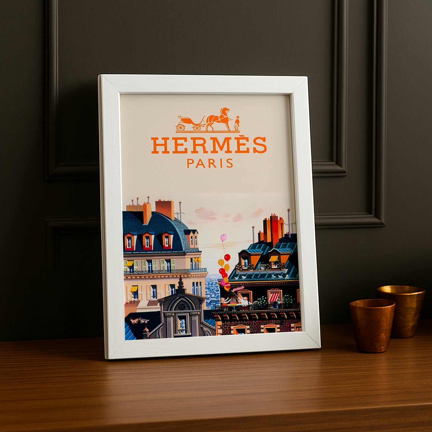 Cadre photo Hermès - Illustration