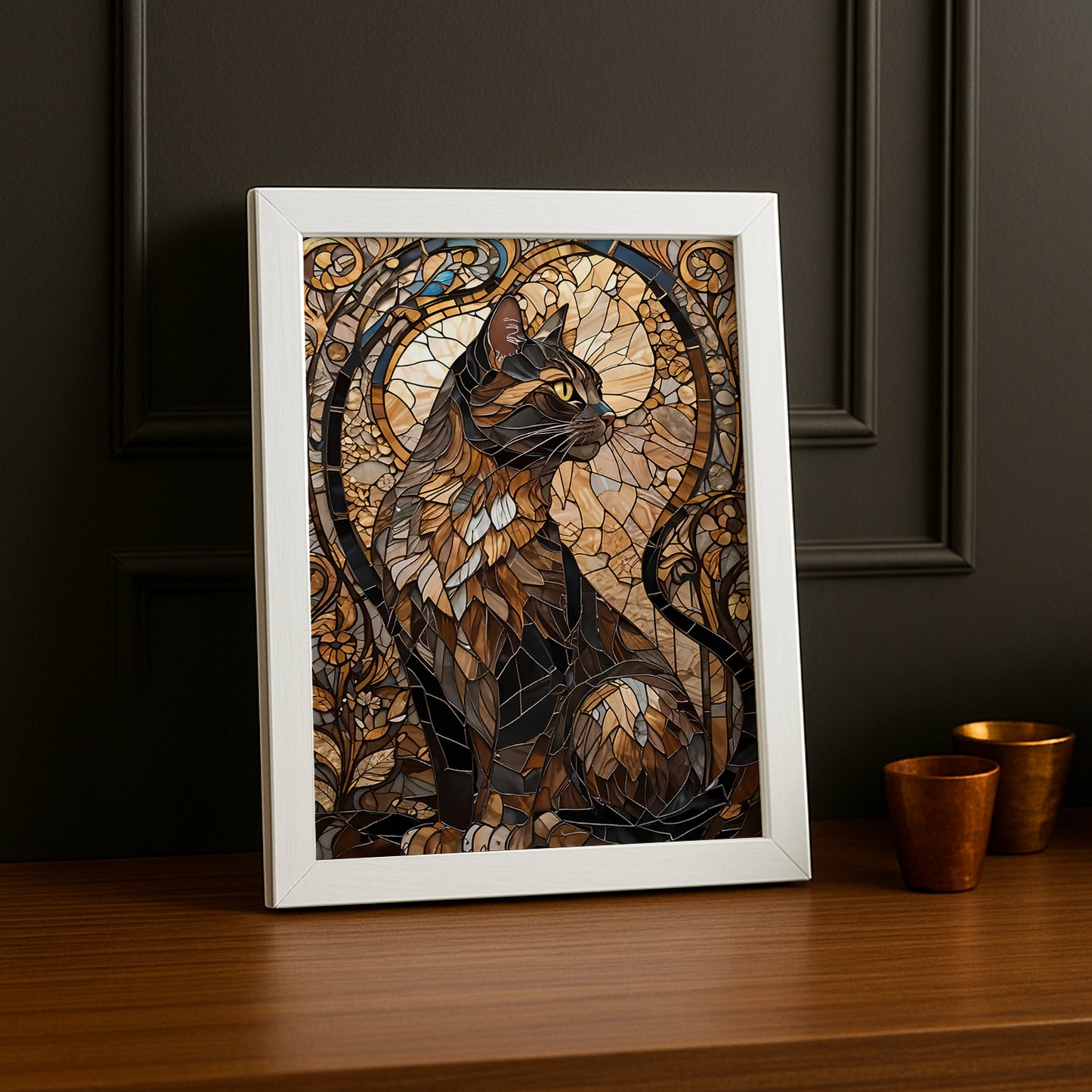 Cadre photo Cat Art