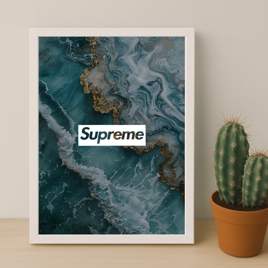 Cadre photo Supreme - Golden Water