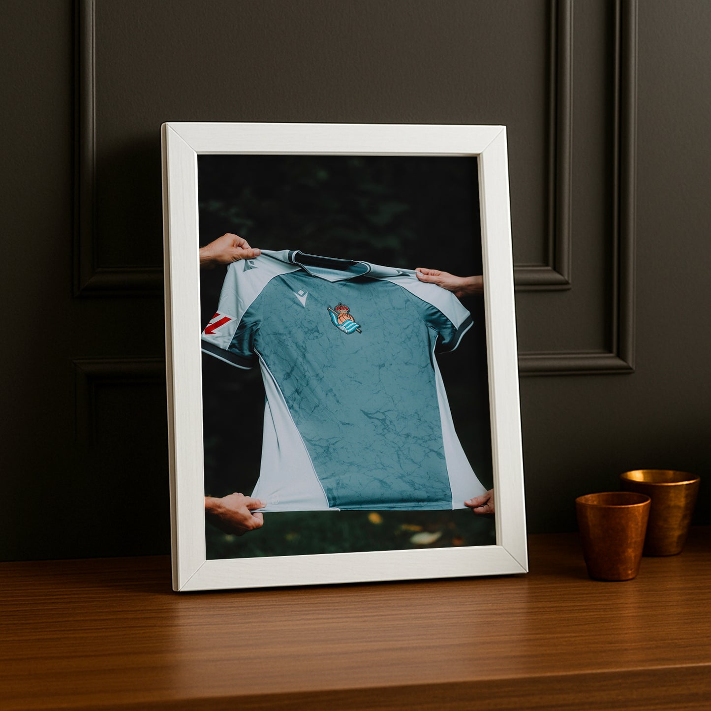 Cadre photo - Maillot Real Sociedad 25-26