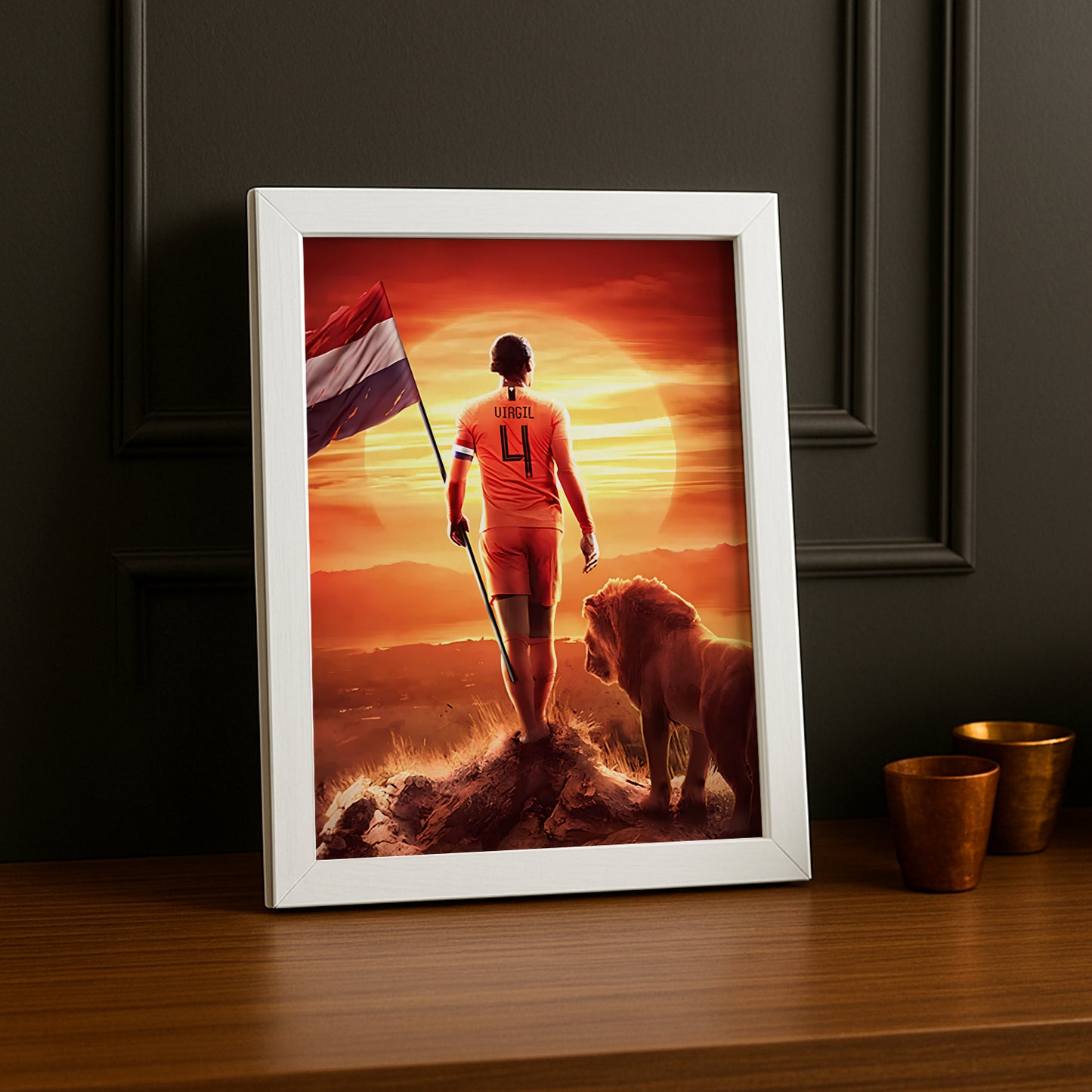 Cadre photo Virgil Van Dijk