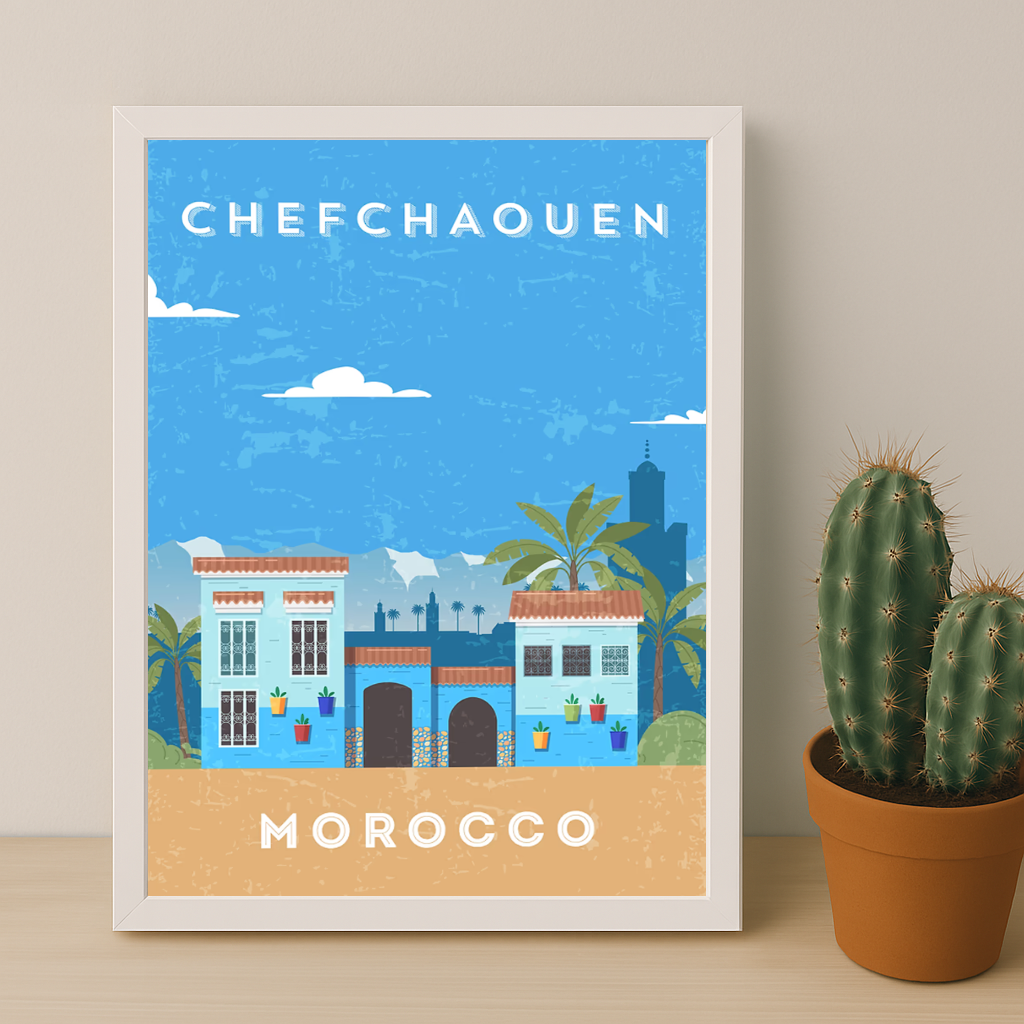 Chefchaouen Maroc - Poster