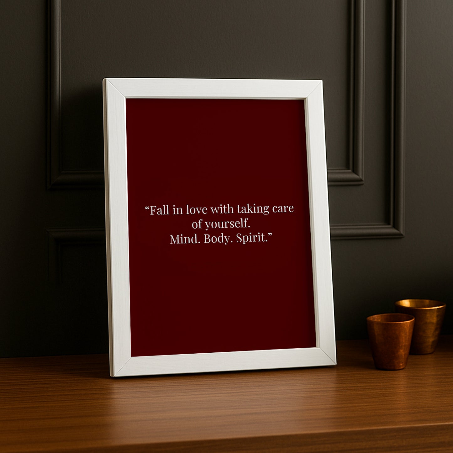 Cadre photo Citation - Fall In Love