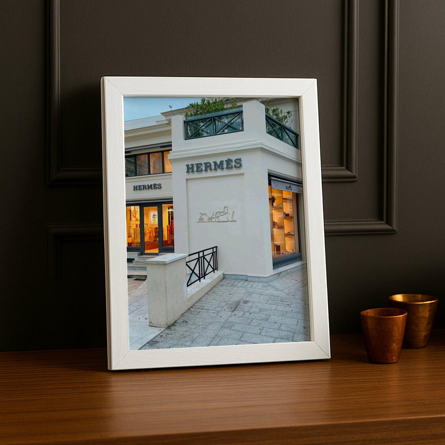 Cadre photo Hermès - Grey