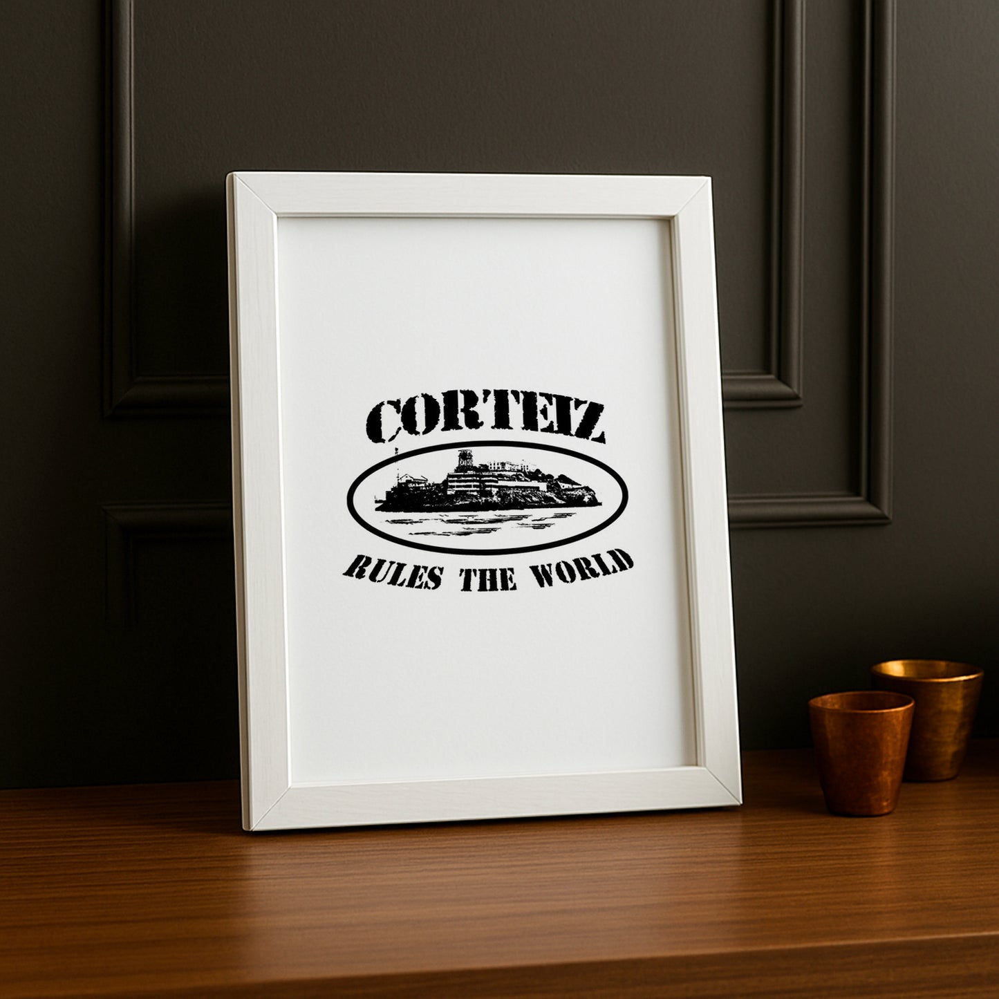 Cadre photo Corteiz Rules the World