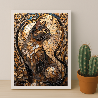 Cadre photo Cat Art
