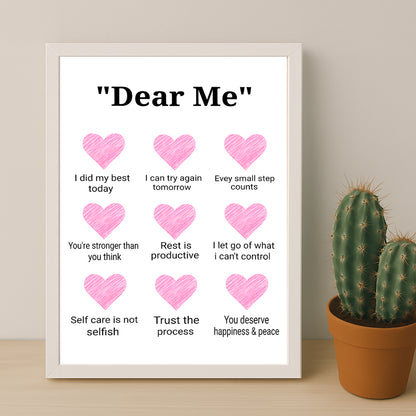 Cadre photo Citation - Dear Me