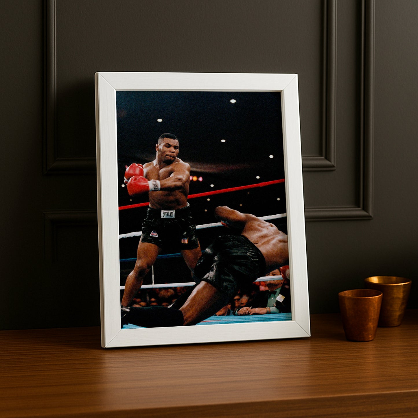 Cadre Photo Boxe - Mike Tyson KO