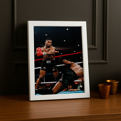 Cadre Photo Boxe - Mike Tyson KO