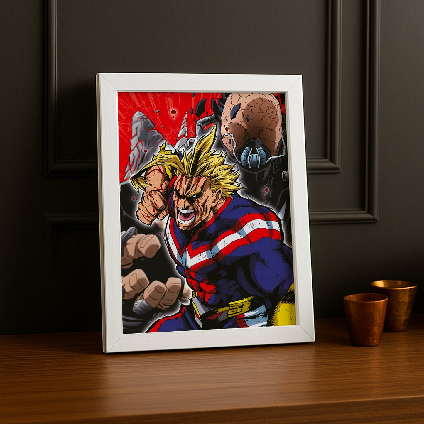 Cadre Photo My Hero Academia - All Might Fight