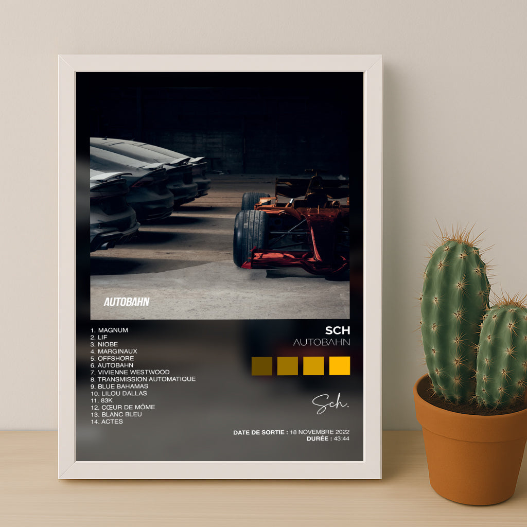 Poster SCH - Album Autobahn
