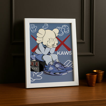 Cadre photo Kaws Jordan