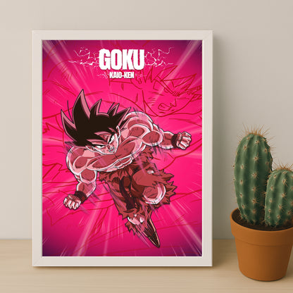 Poster Dragon Ball Z - Goku Kaio-Ken