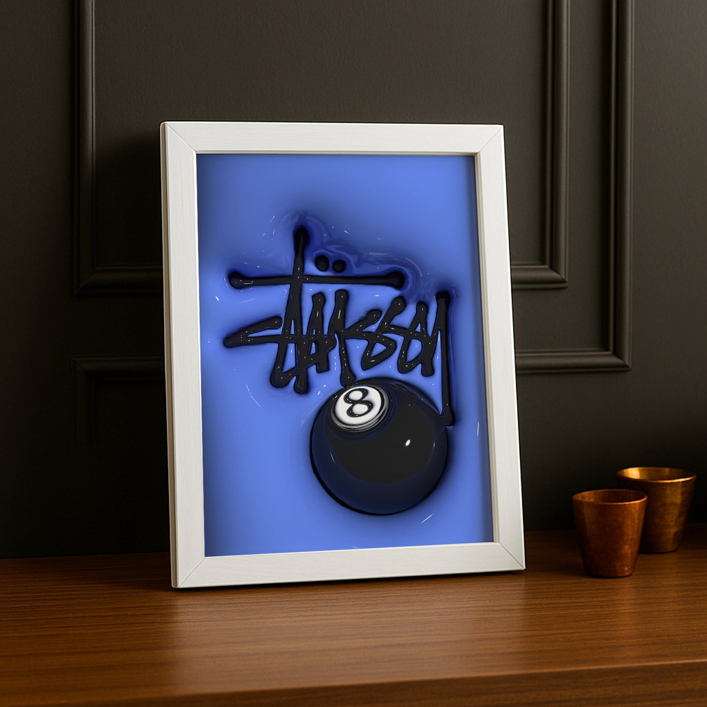 Cadre photo Stüssy - 3D Purple