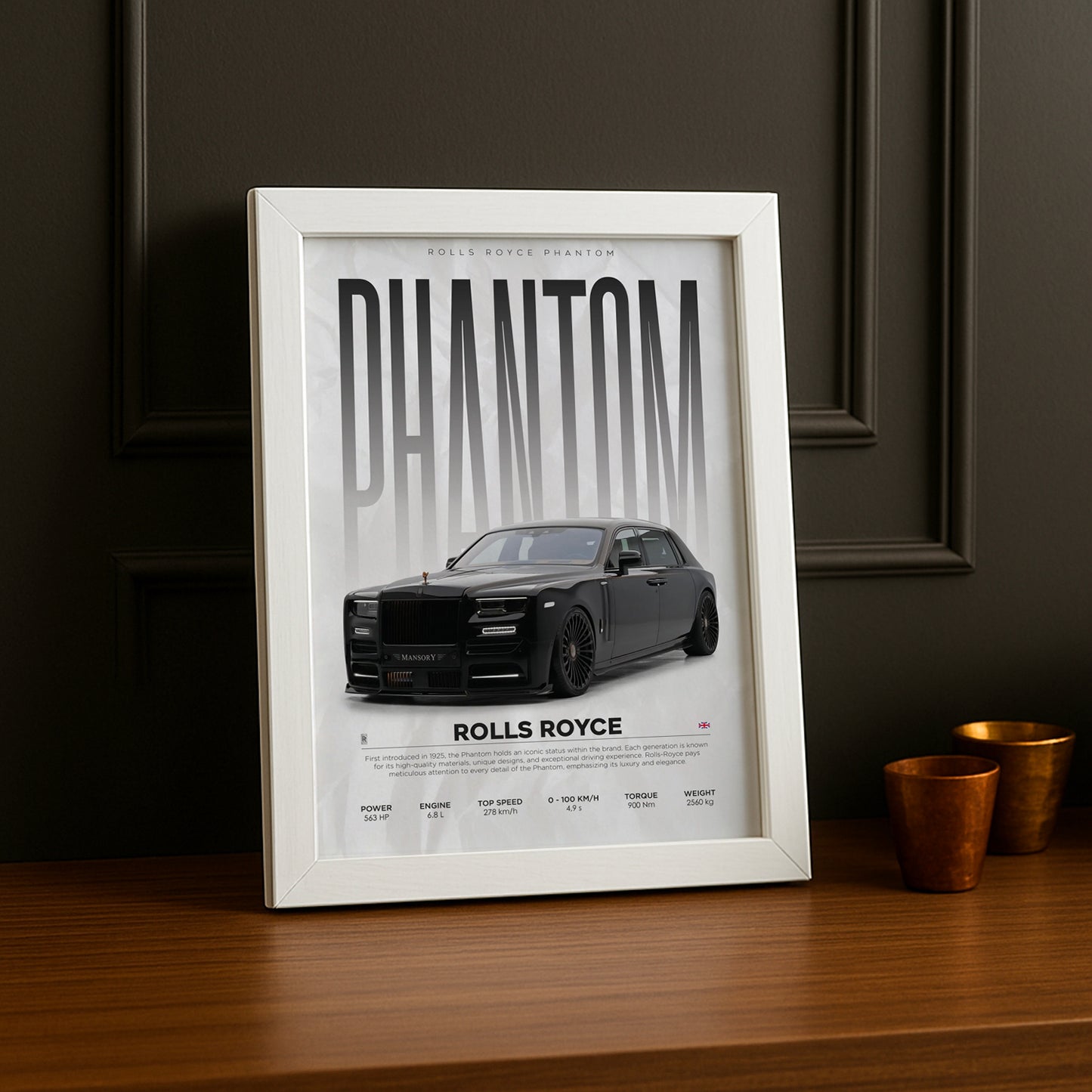Cadre photo Rolls Royce Phantom