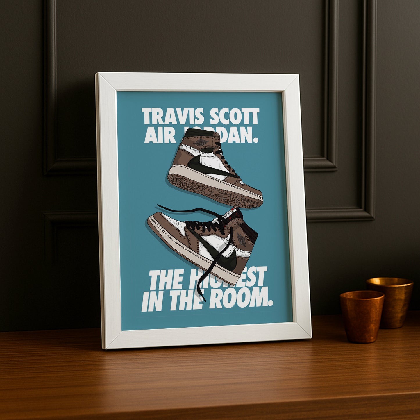 Cadre photo Air Jordan Travis Scott The Highest in the room