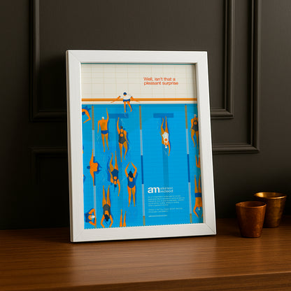 Cadre Photo Natation - Pleasant Surprise