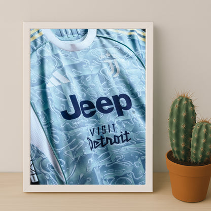 Poster Maillot Football - Juventus Turin Kit 25-26