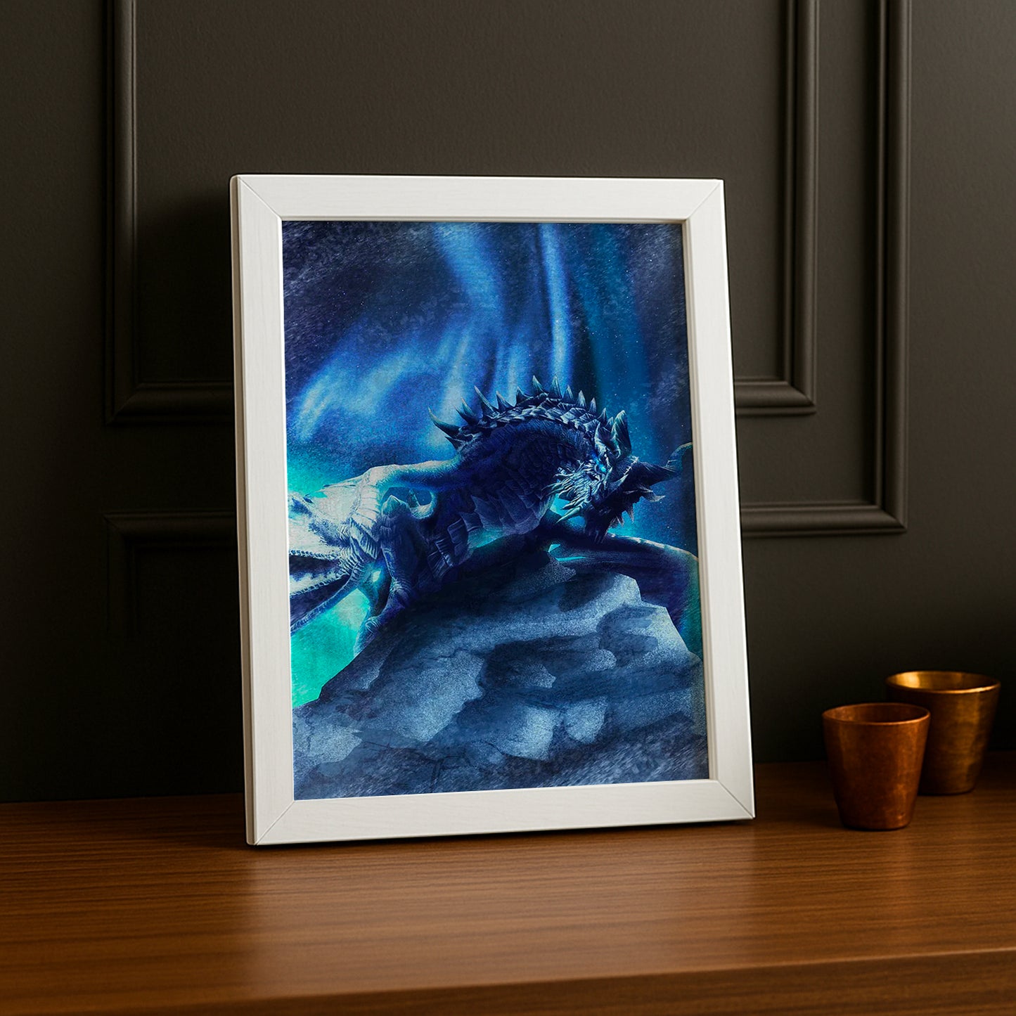 Cadre Photo Skyrim - Paarthurnax Illustration
