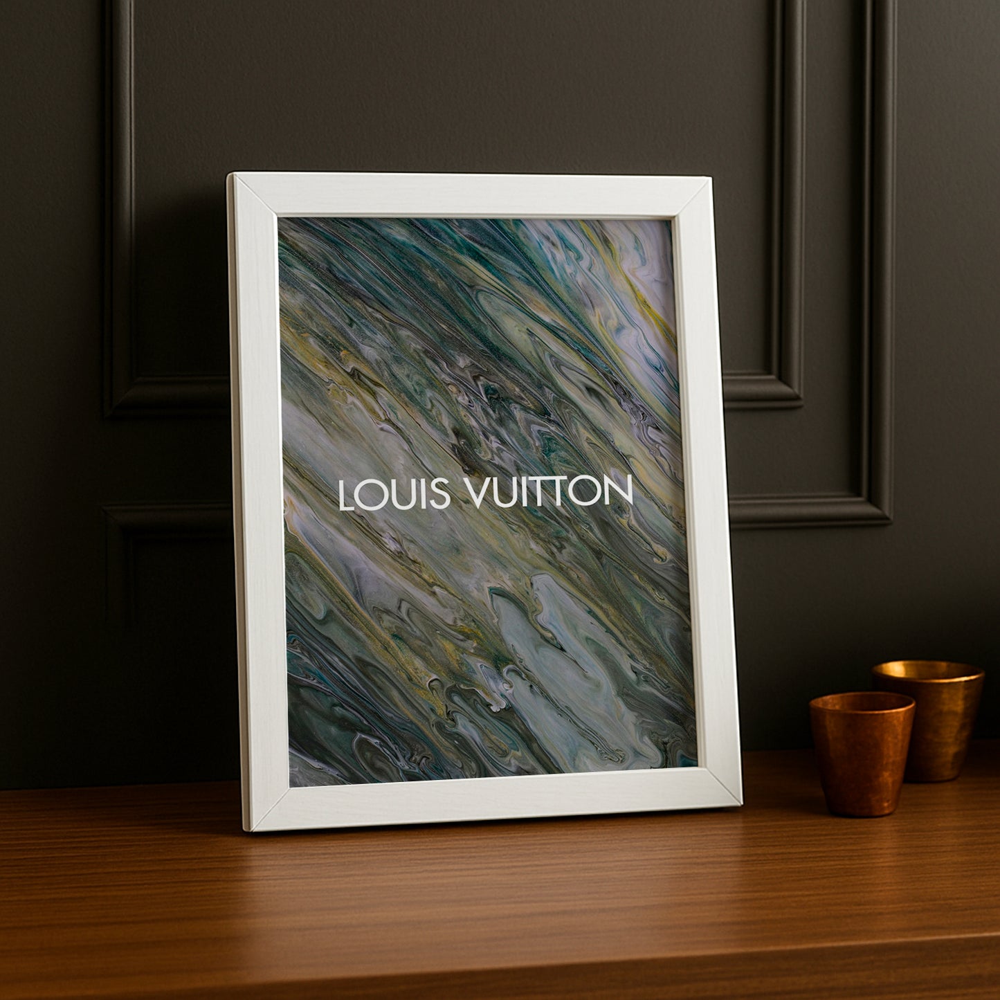 Cadre photo Louis Vuitton - Aesthetic Green