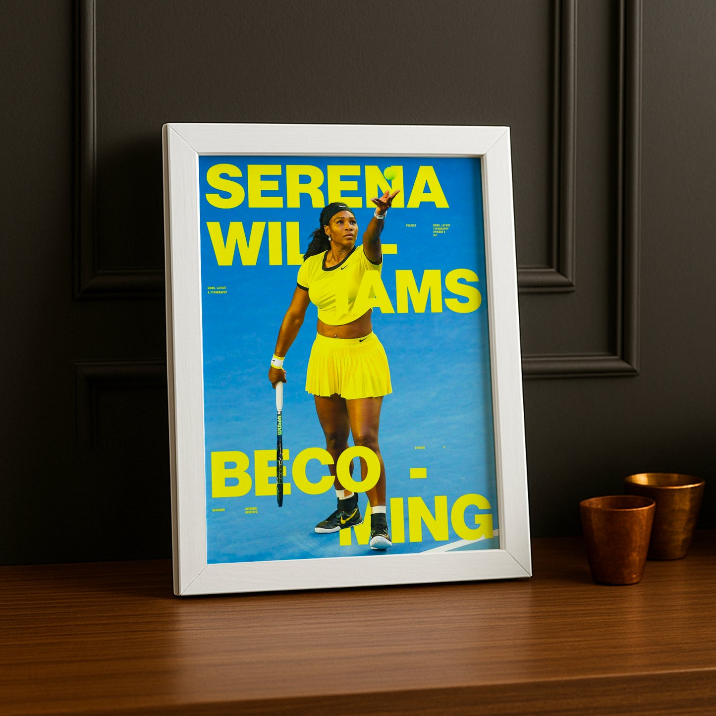 Cadre photo Tennis - Serena Williams