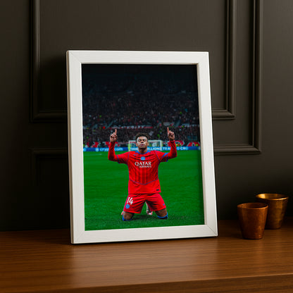 Cadre Photo Paris Saint-Germain - Désiré Doué Célébration