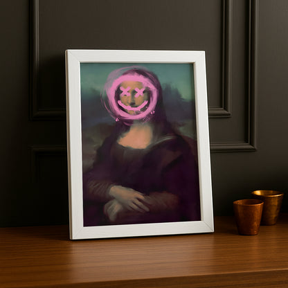 Cadre photo Mona Lisa Pop Art
