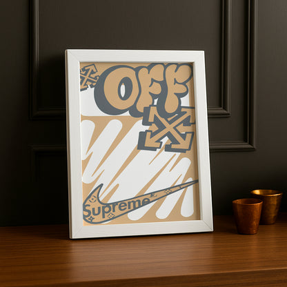 Cadre photo Nike x Off-White