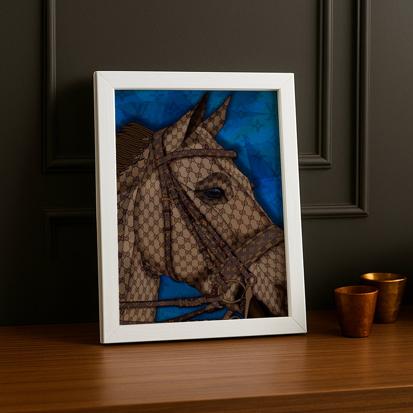 Cadre photo Louis Vuitton x Gucci