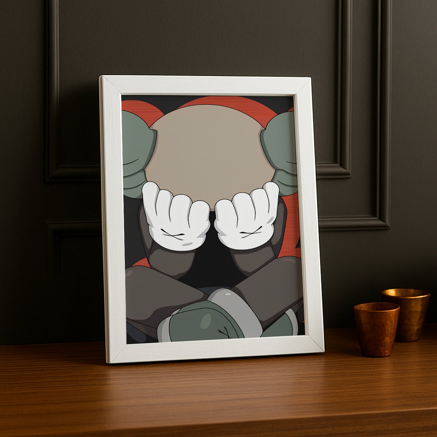 Cadre photo Kaws - Facepalm