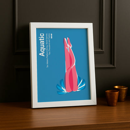 Cadre Photo Natation - Aquatic