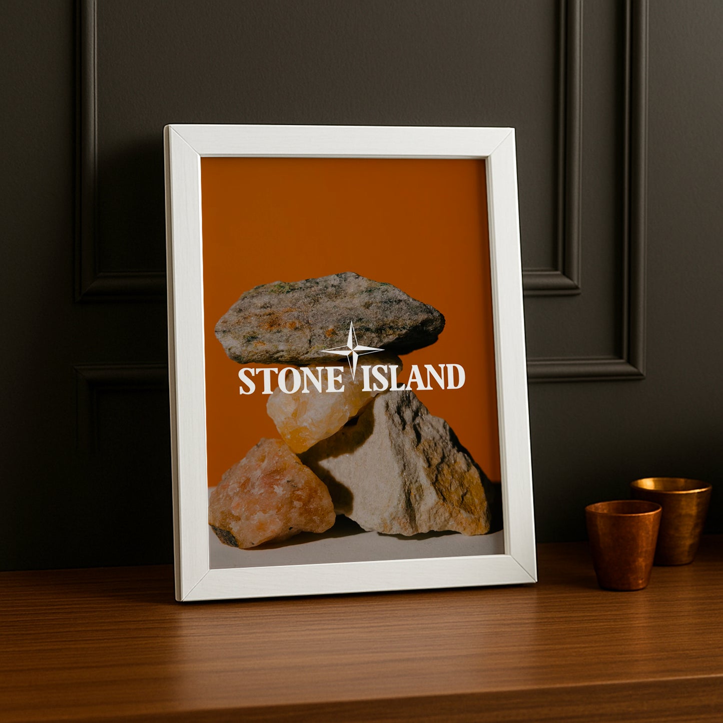 Poster Stone Island - Orange Stone